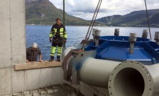 New more cost-effective construction techniques used for the small scale hydropower plant Sandvik