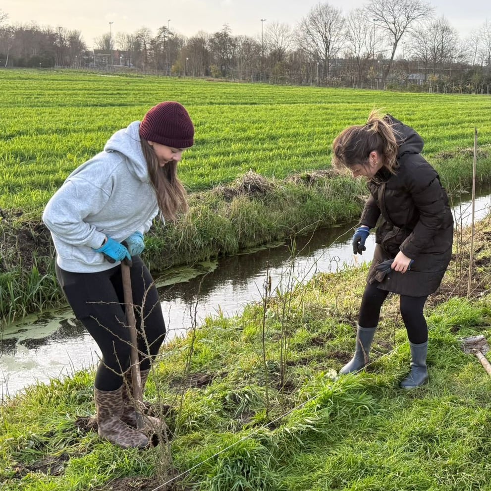Caely Charity Foundation Billie planting trees