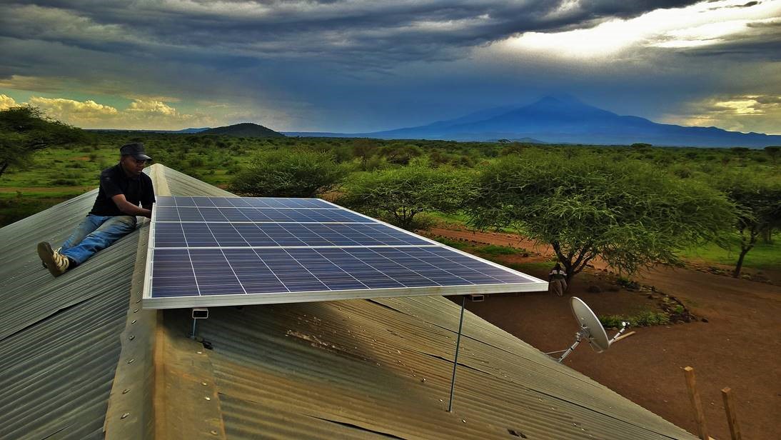 EKO solar panel on roof