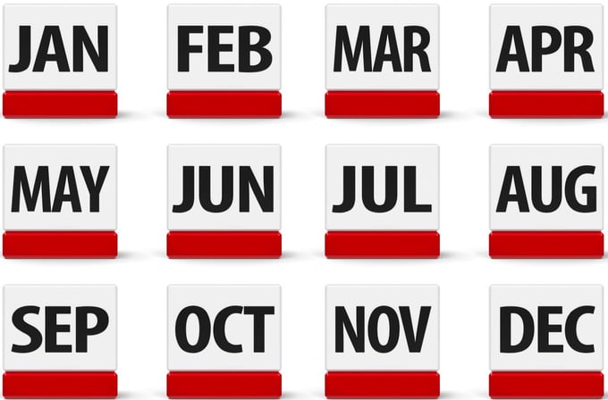 Monthly calender