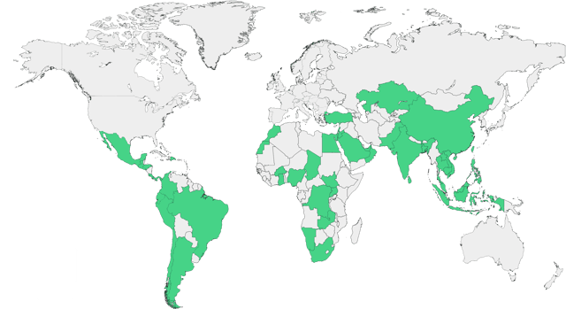 Approved I-REC countries