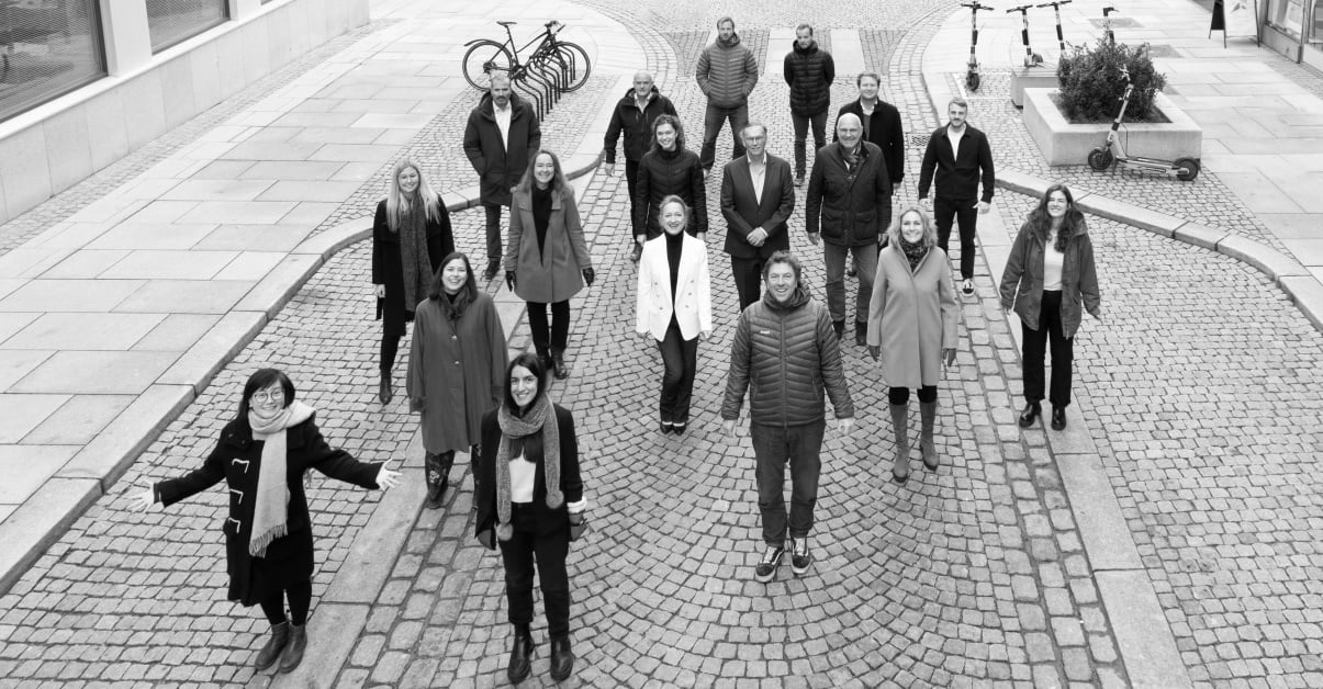 The ECOHZ team black and white The ECOHZ team black and white